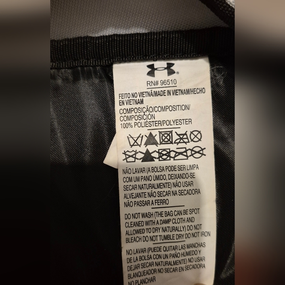 Under Armour Light Gray Backpack - image 6